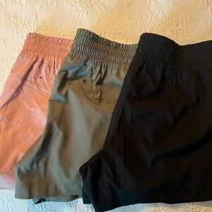 3 pair Old Navy Stretchtech Dry Quick shorts. NWOT. Size Medium.